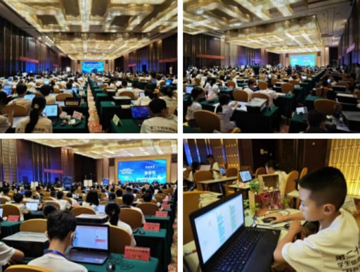 同學們快速投入比賽