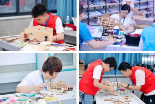 參賽選手在競賽中也體現了創客馬拉松的競技精神