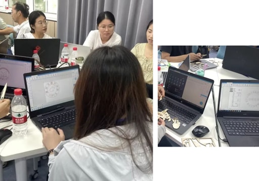 雷宇助力廣州市從化區科技競賽指導教師培育活動——激光造物課堂圓滿完成！